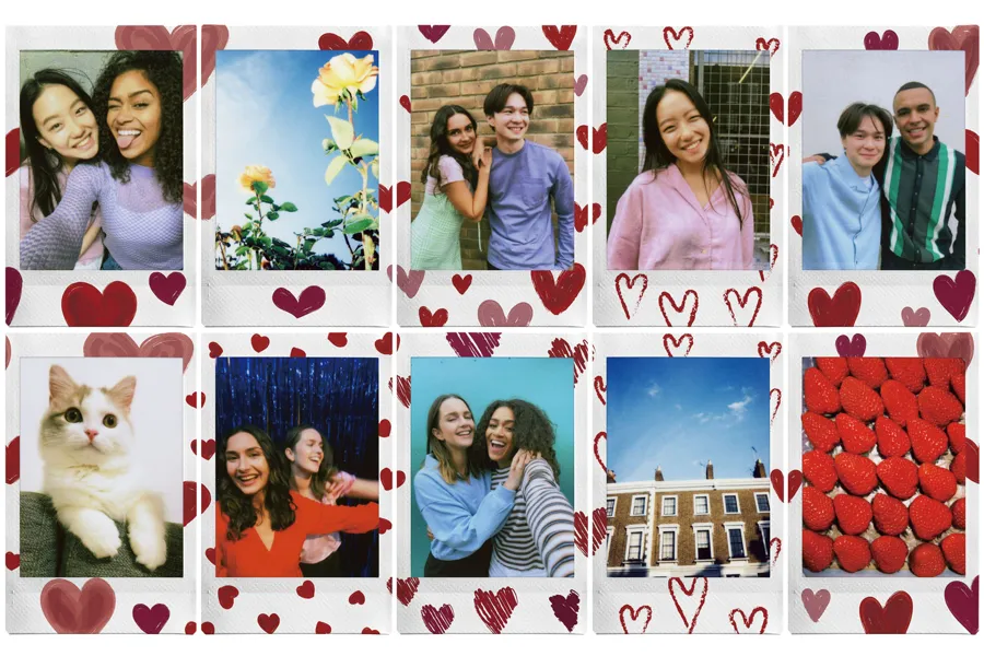Papier FujiFilm Instax mini Heart Sketch 10 sztuk